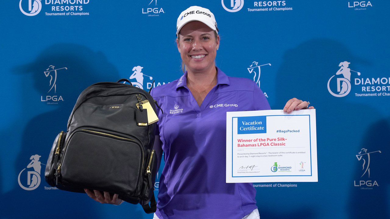 Brittany Lincicome has her #BagsPacked for the 2019 Diamond Resorts Tournament of Champions after her win at the Pure Silk-Bahamas LPGA Classic