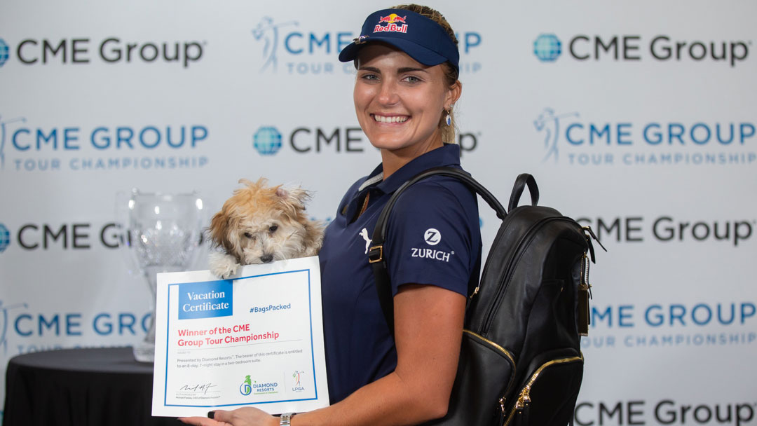 Lexi Thompson has her #BagsPacked for the 2019 Diamond Resorts Tournament of Champions after her victory at the 2018 CME Group Tour Championship