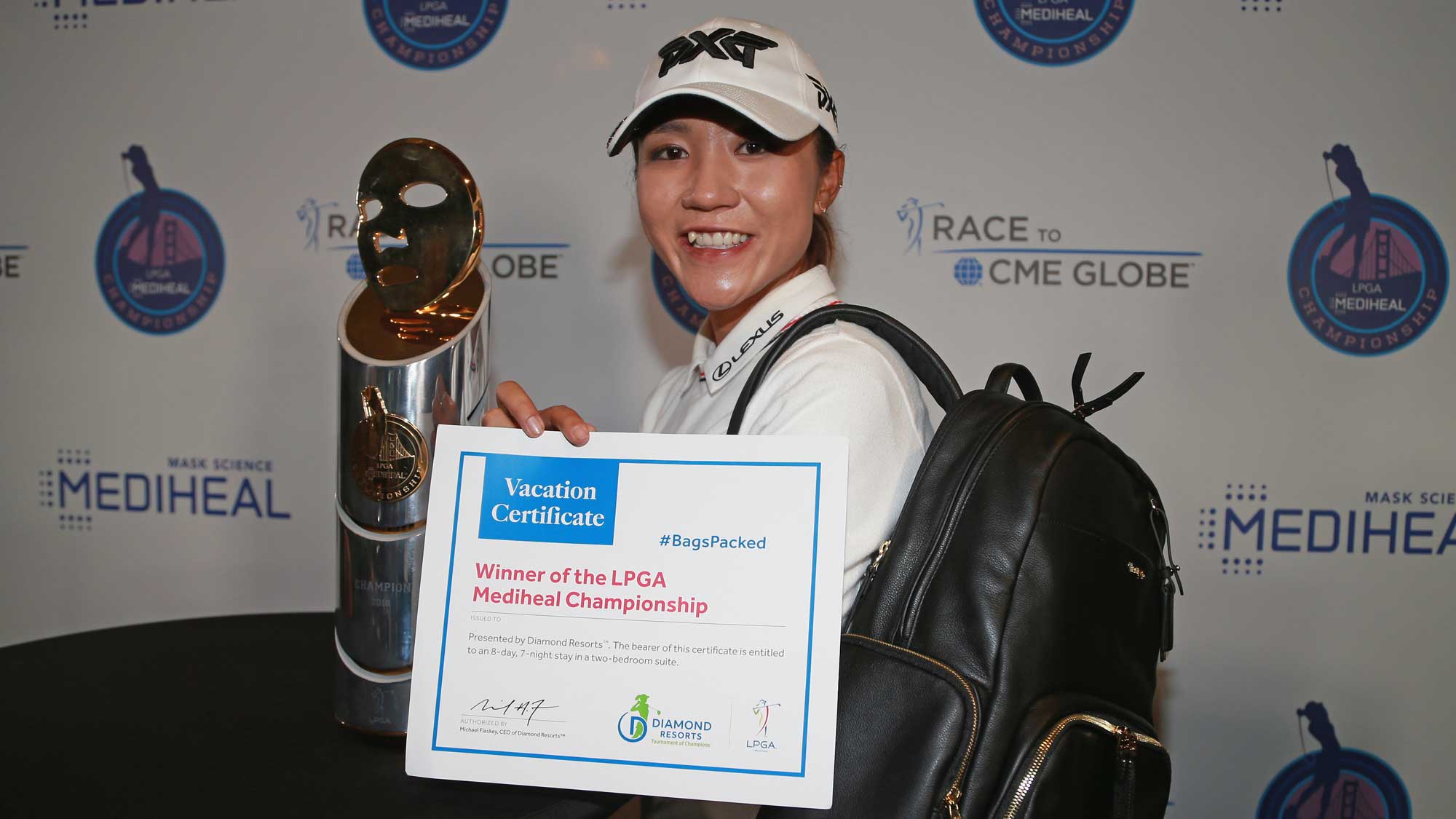Lydia Ko has her #BagsPacked for the 2019 Diamond Resorts Tournament of Champions after her win at the LPGA MEDIHEAL Championship
