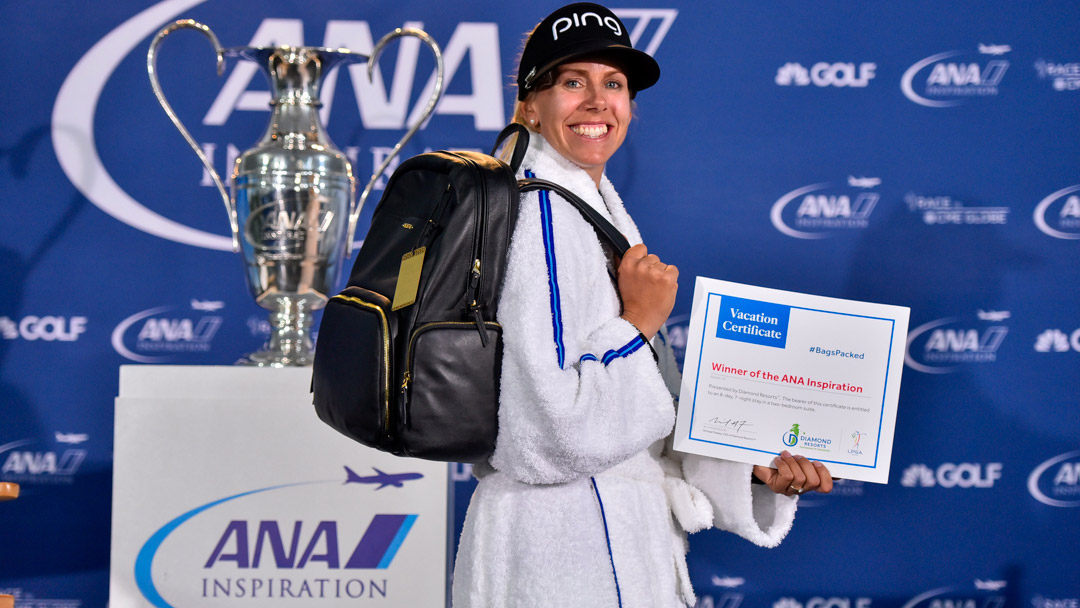 Pernilla Lindberg has her #BagsPacked for the 2019 Diamond Resorts Tournament of Champions after her win at the 2018 ANA Inspiration
