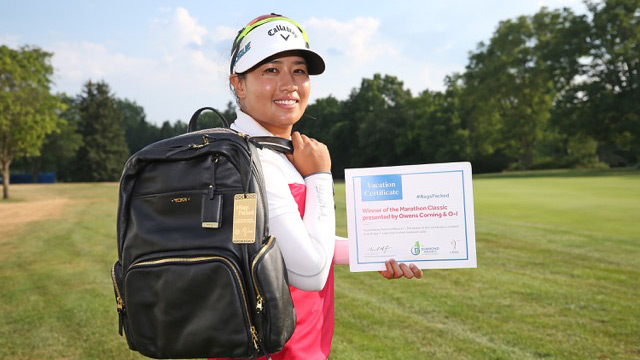 Thidapa Suwannapura has her #BagsPacked for the 2019 Diamond Resorts Tournament of Champions after her first career win at the Marathon Classic