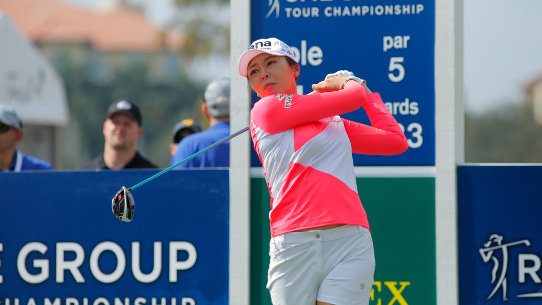 Mi Jung Hur during the CME Group Tour Championship Tuesday ProAm