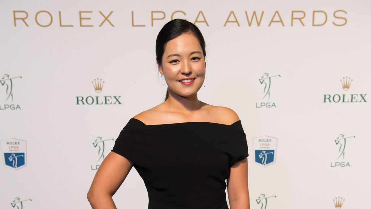 In Gee Chun on the green carpet before the 2016 Rolex LPGA Awards