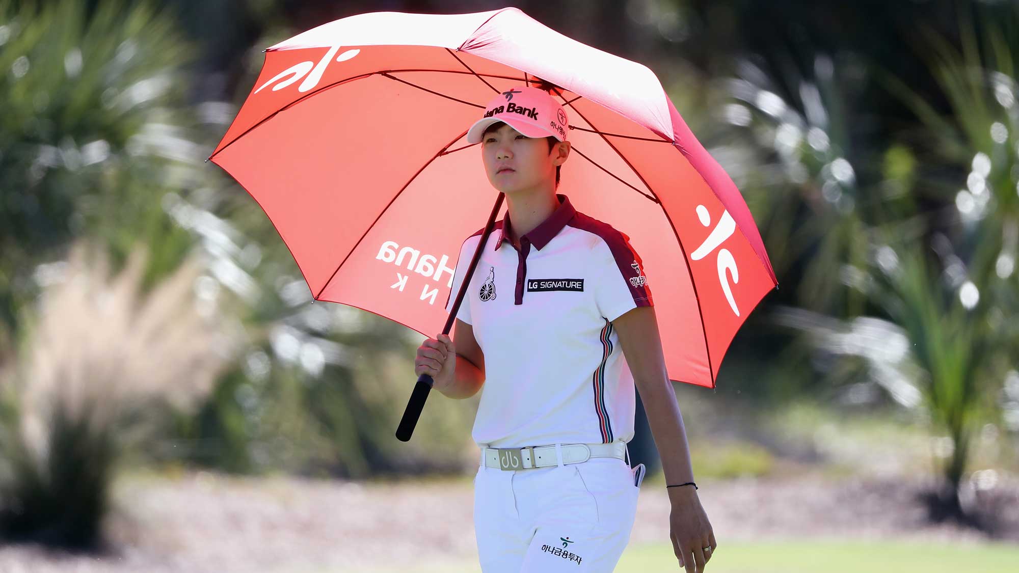 Sung Hyun Park of Korea walks on the second hole during round three of the CME Group Tour Championship