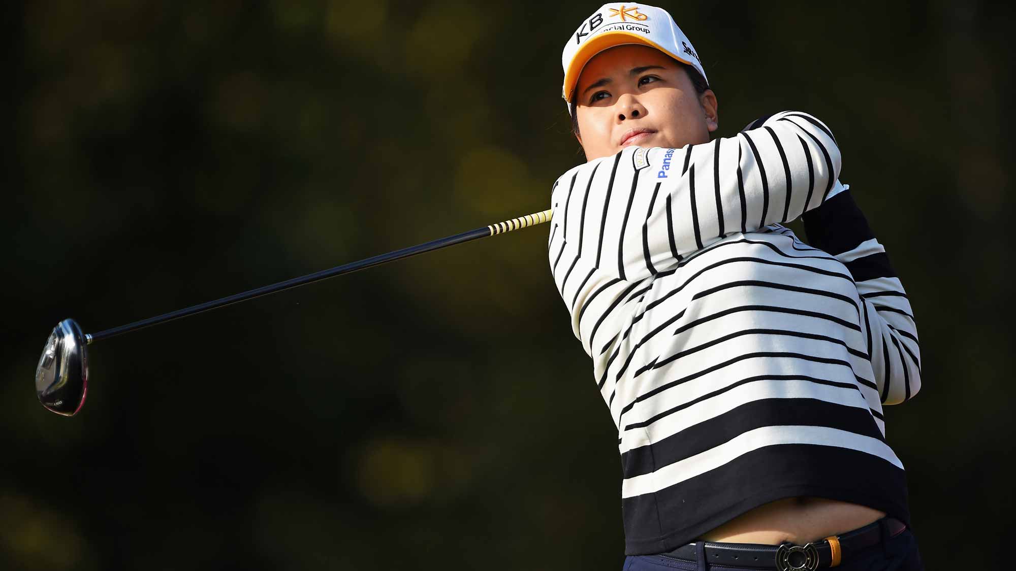 Inbee Park during the first round of the Evian Championship 