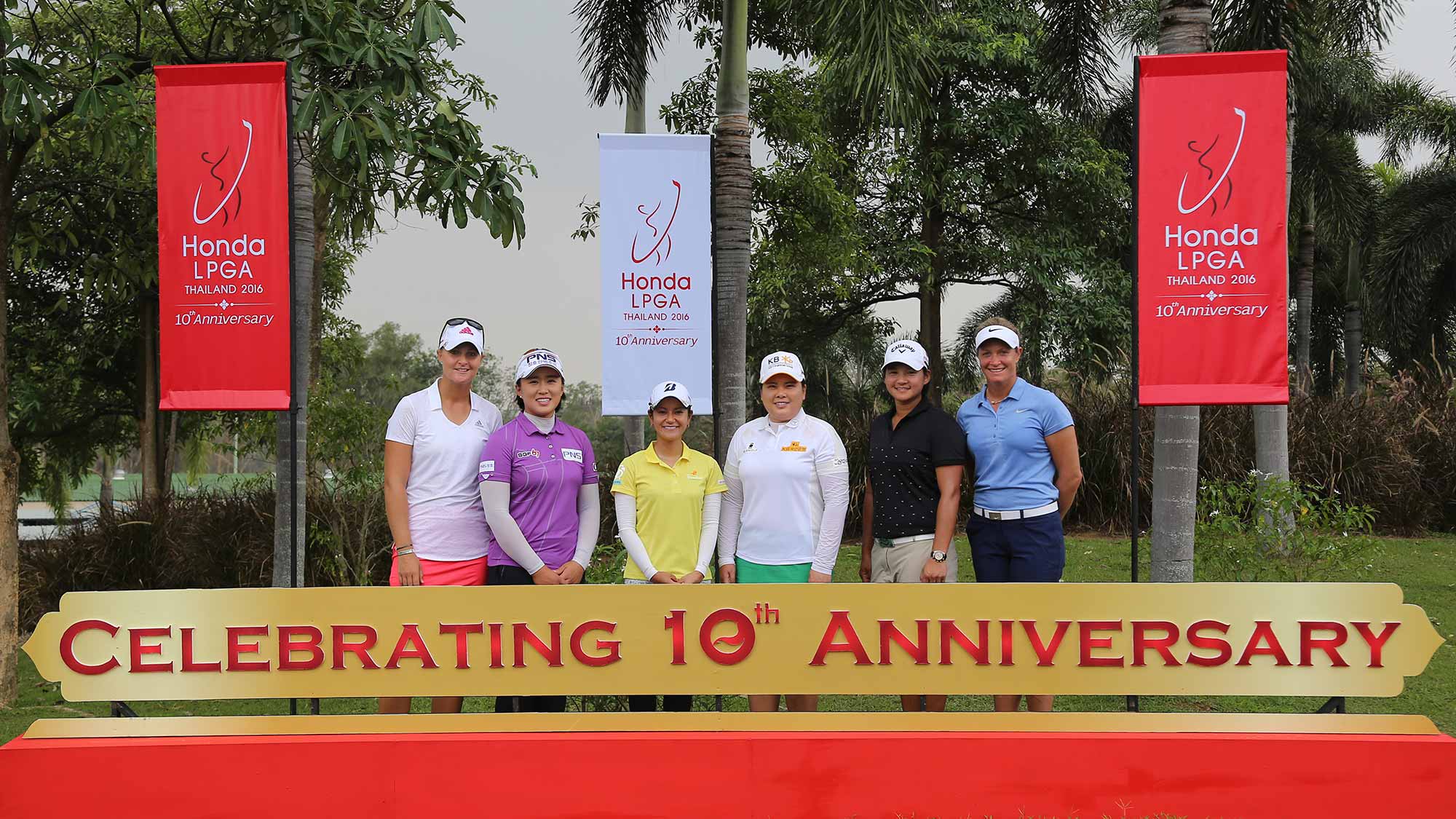 Players Celebrate the 10th Anniversary of the Honda LPGA Thailand