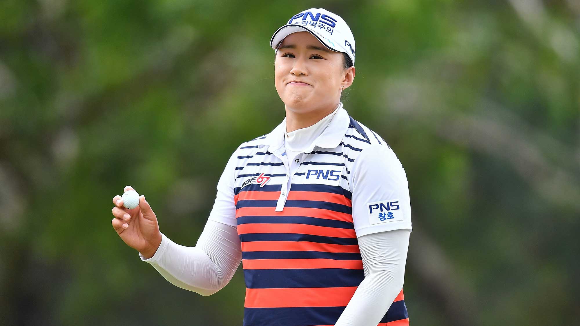 Amy Yang After a Birdie at Honda LPGA Thailand