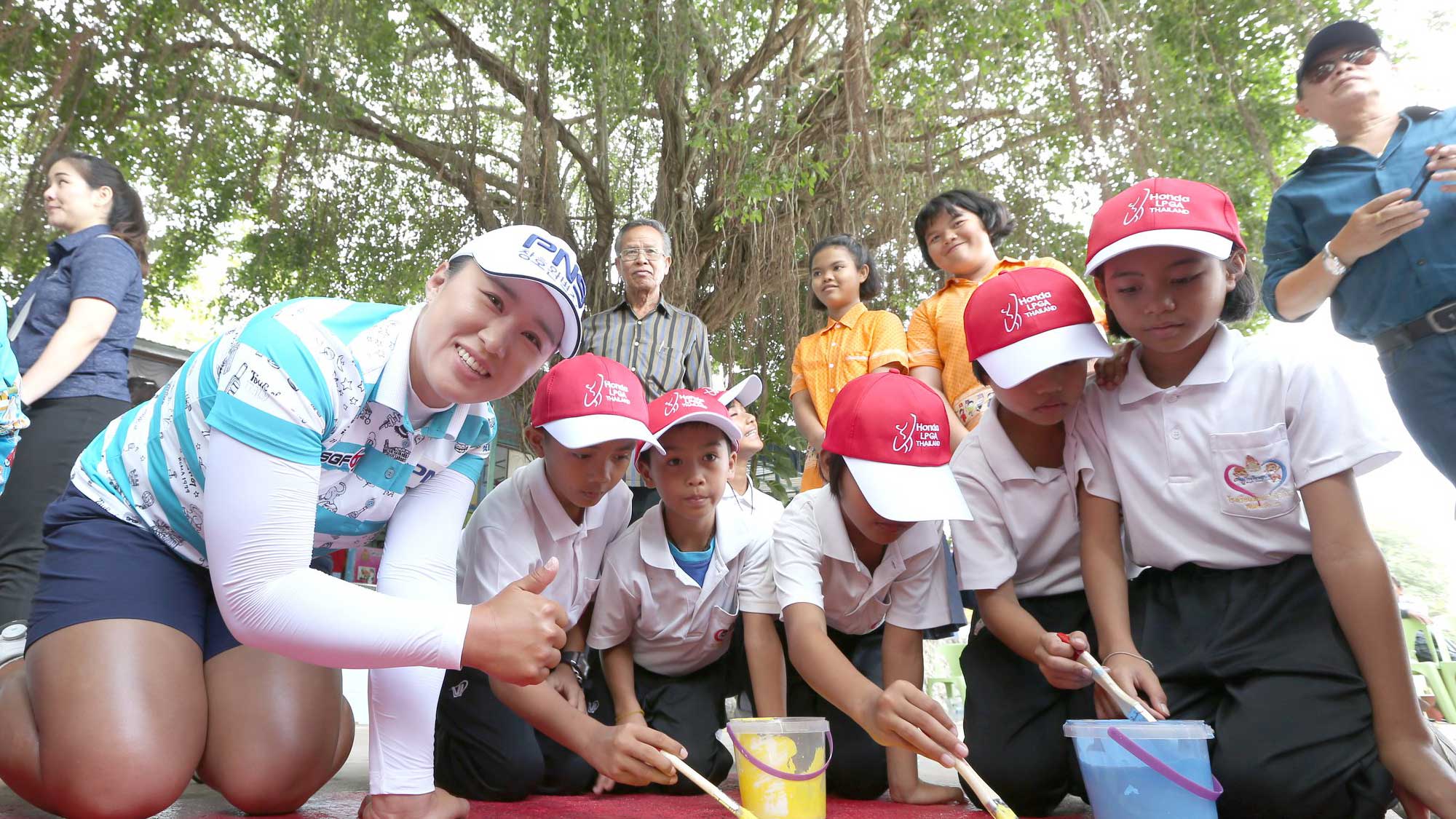 Fun with the Kids at Honda LPGA Thailand
