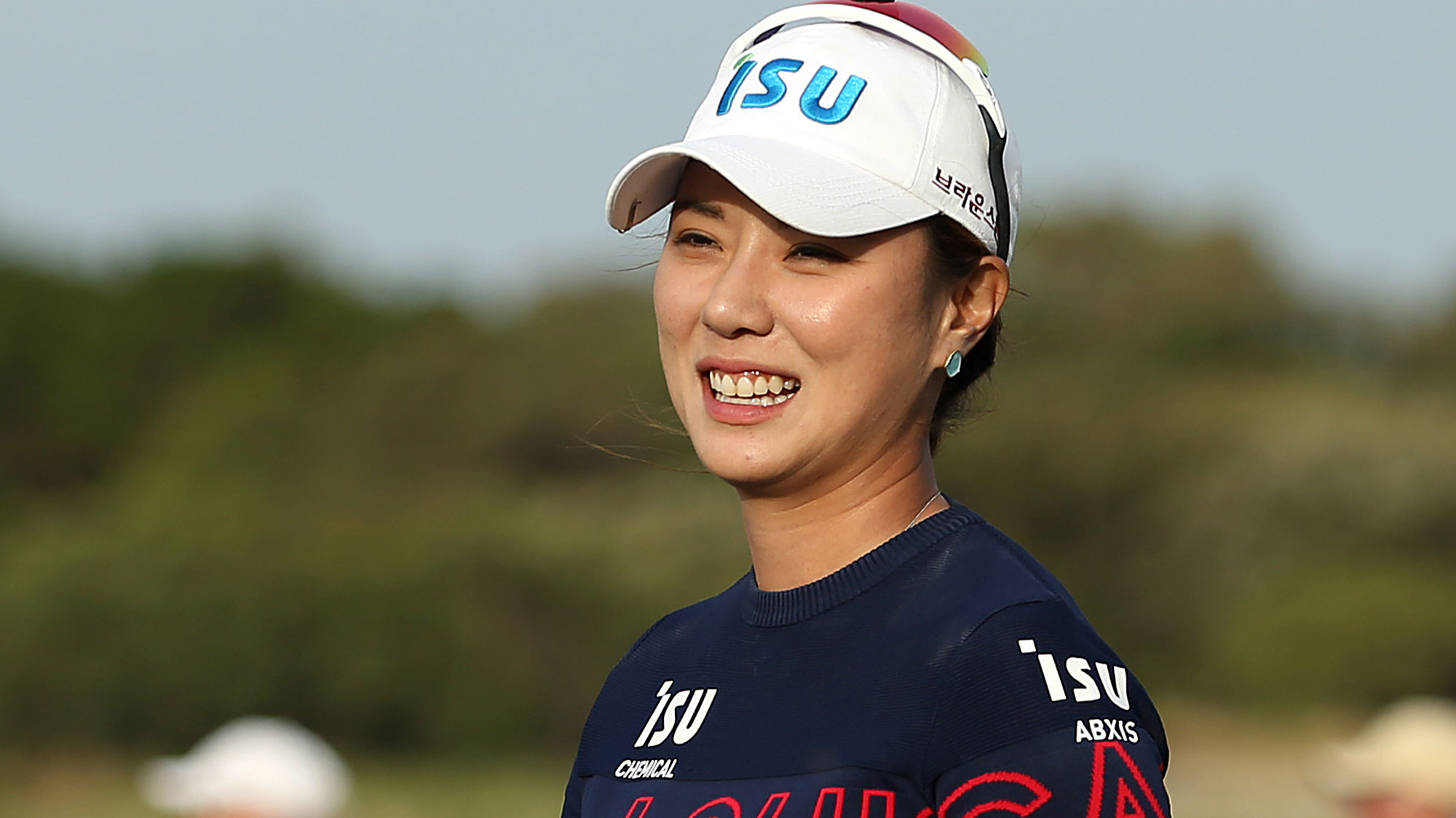 Hee-young Park celebrates winning the ISPS Handa Vic Open