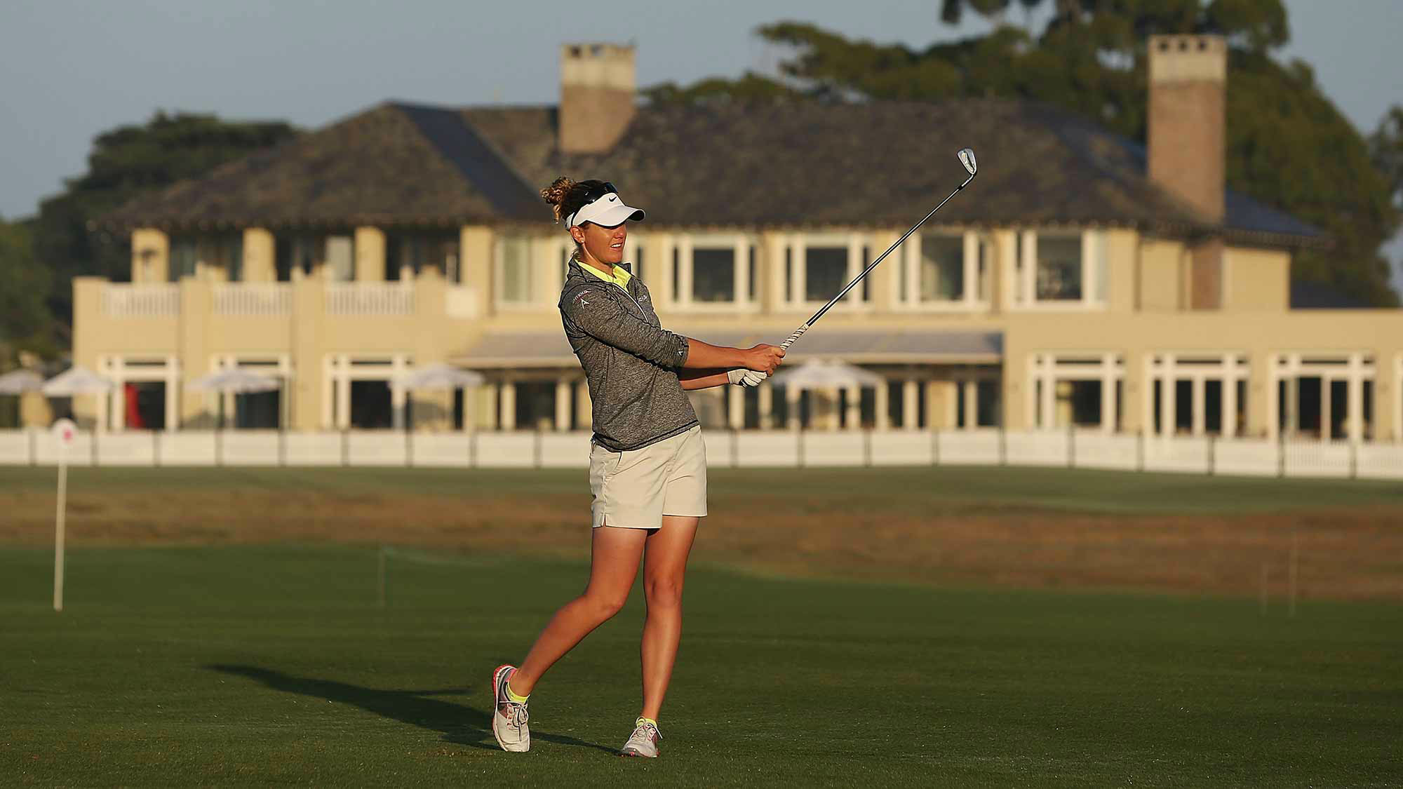 Amy Anderson at the ISPS Handa Australian Women's Open 2nd Round