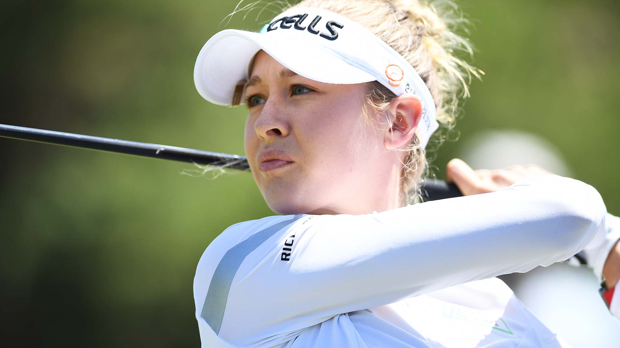 Nelly Korda of the USA drives during day one of the 2019 ISPS Handa Women's Australian Open