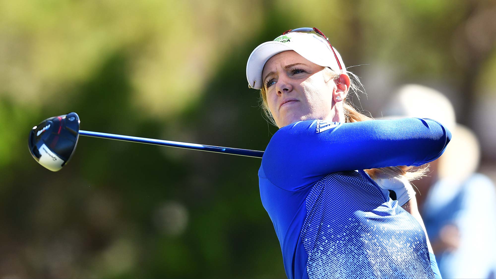 Amy Olson of the USA during day two of the 2019 ISPS Handa Women's Australian Open