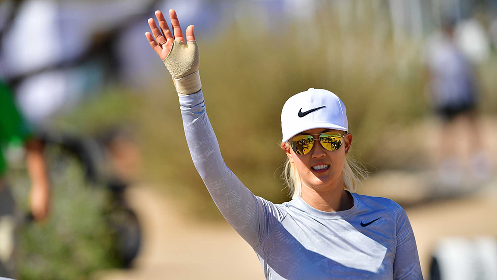 Michelle Wie Waves at Bank of Hope Founders Cup 