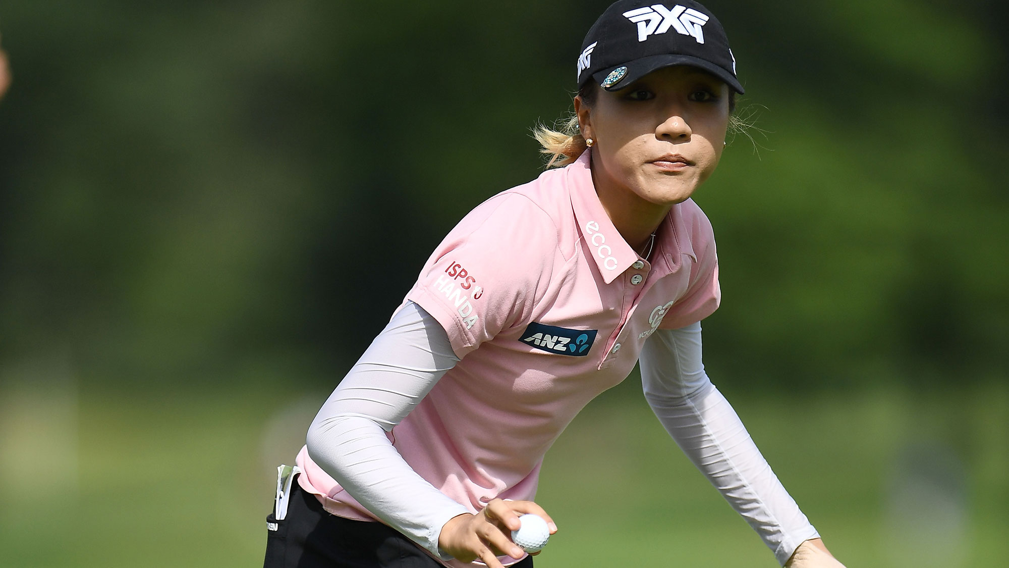 Lydia Ko After a Birdie at the Meijer LPGA Classic 