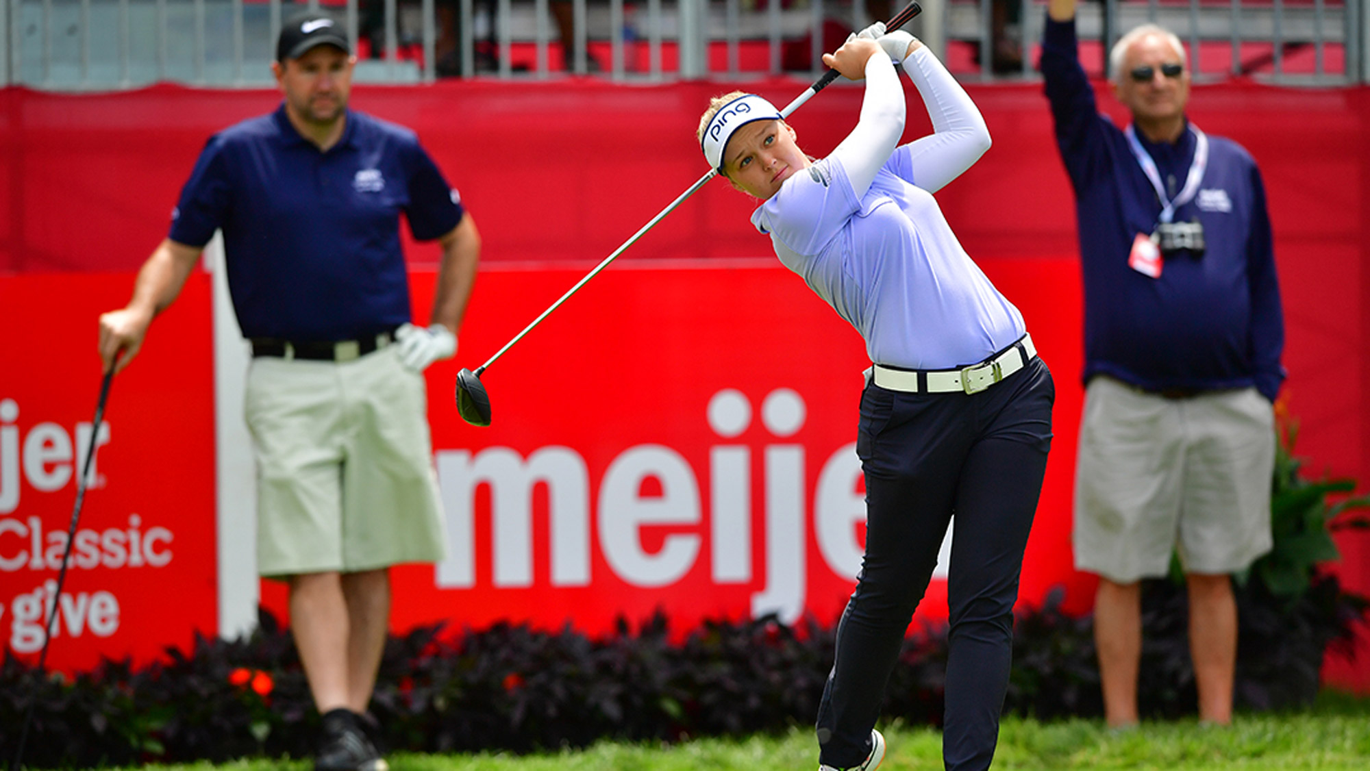 Brooke Henderson Takes a Swing at the Meijer LPGA Classic