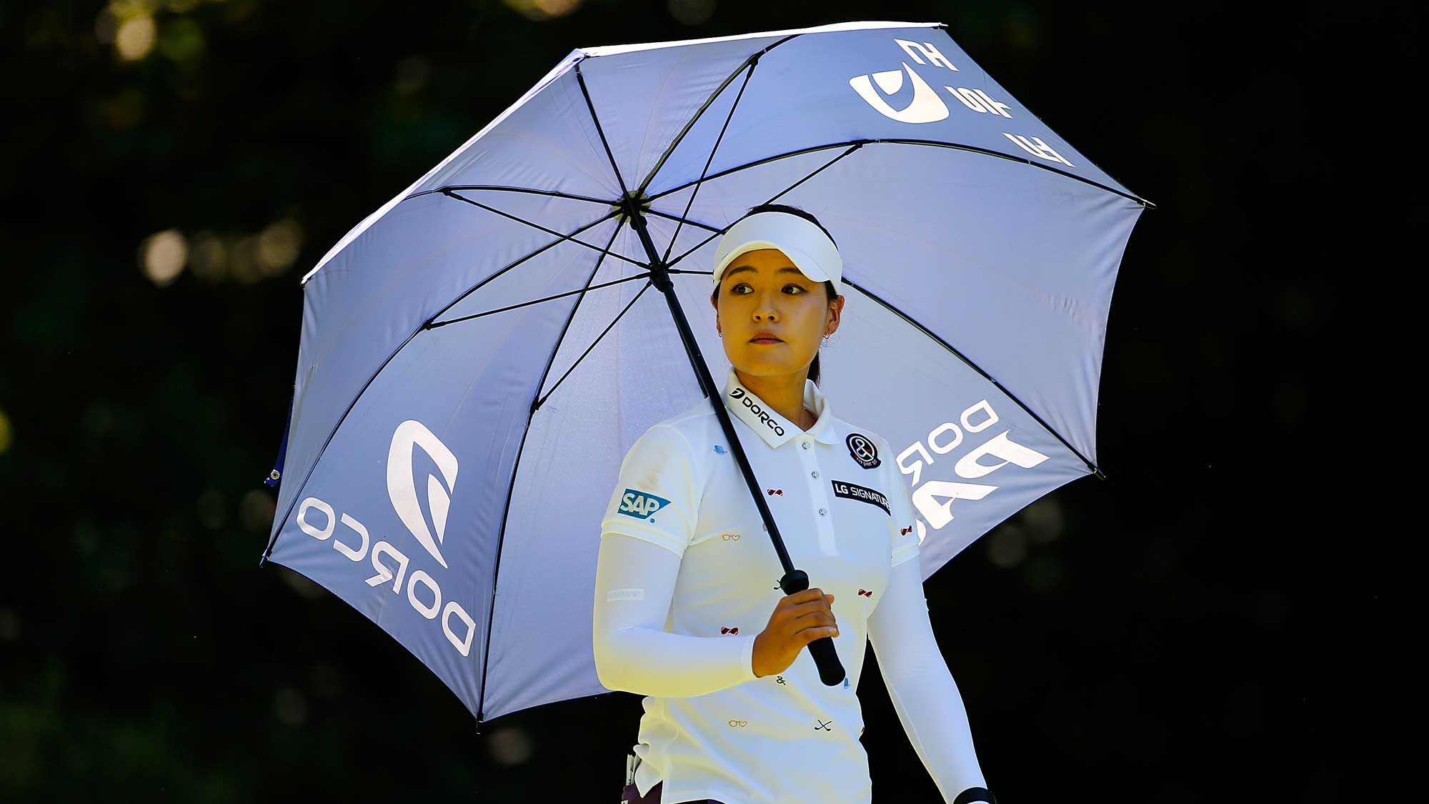 In Gee Chun of South Korea walks on the 5th hole during the third round of the LPGA Cambia Portland Classic