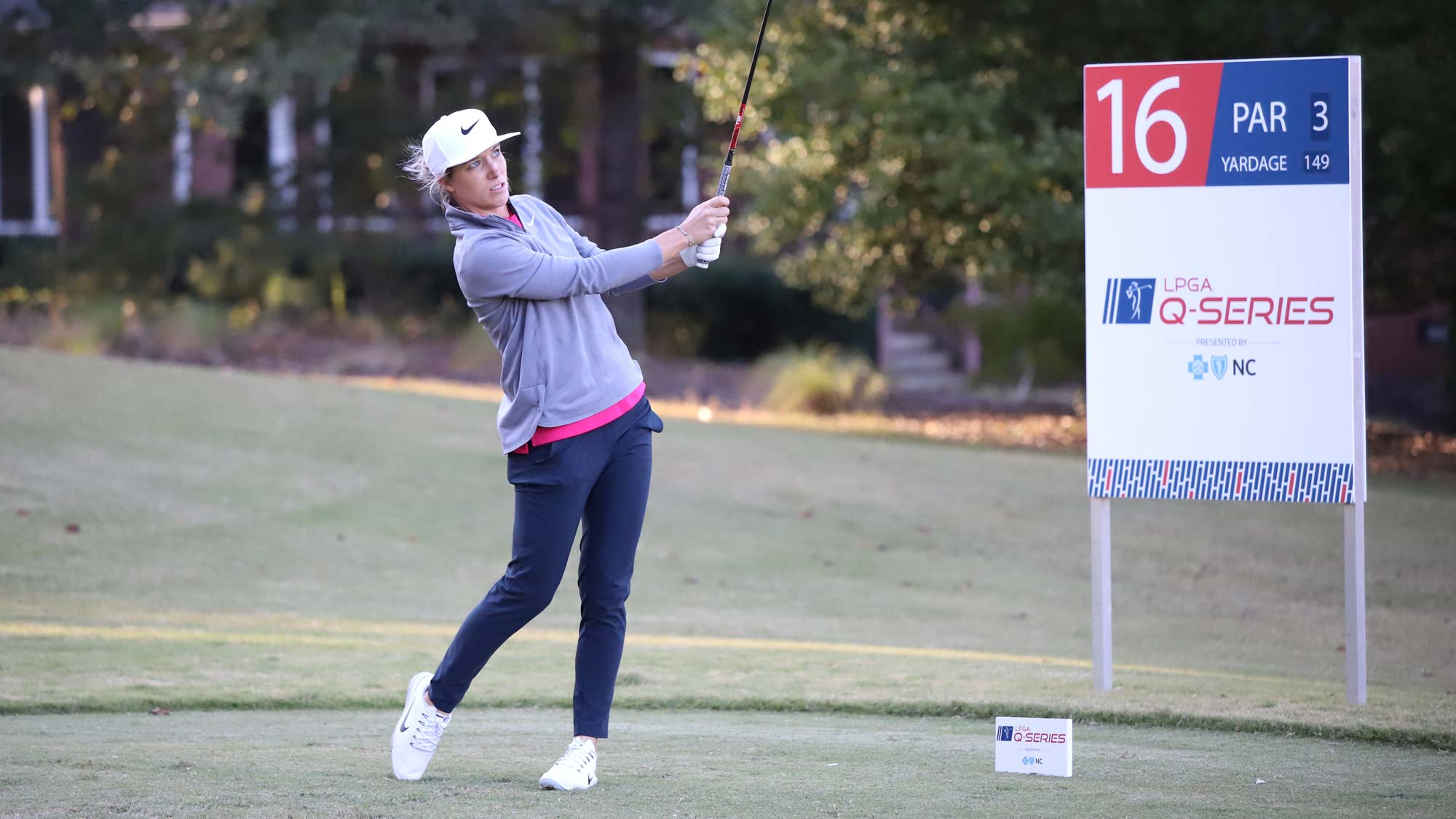 Mel Reid during the 4th round of the LPGA Q-Series