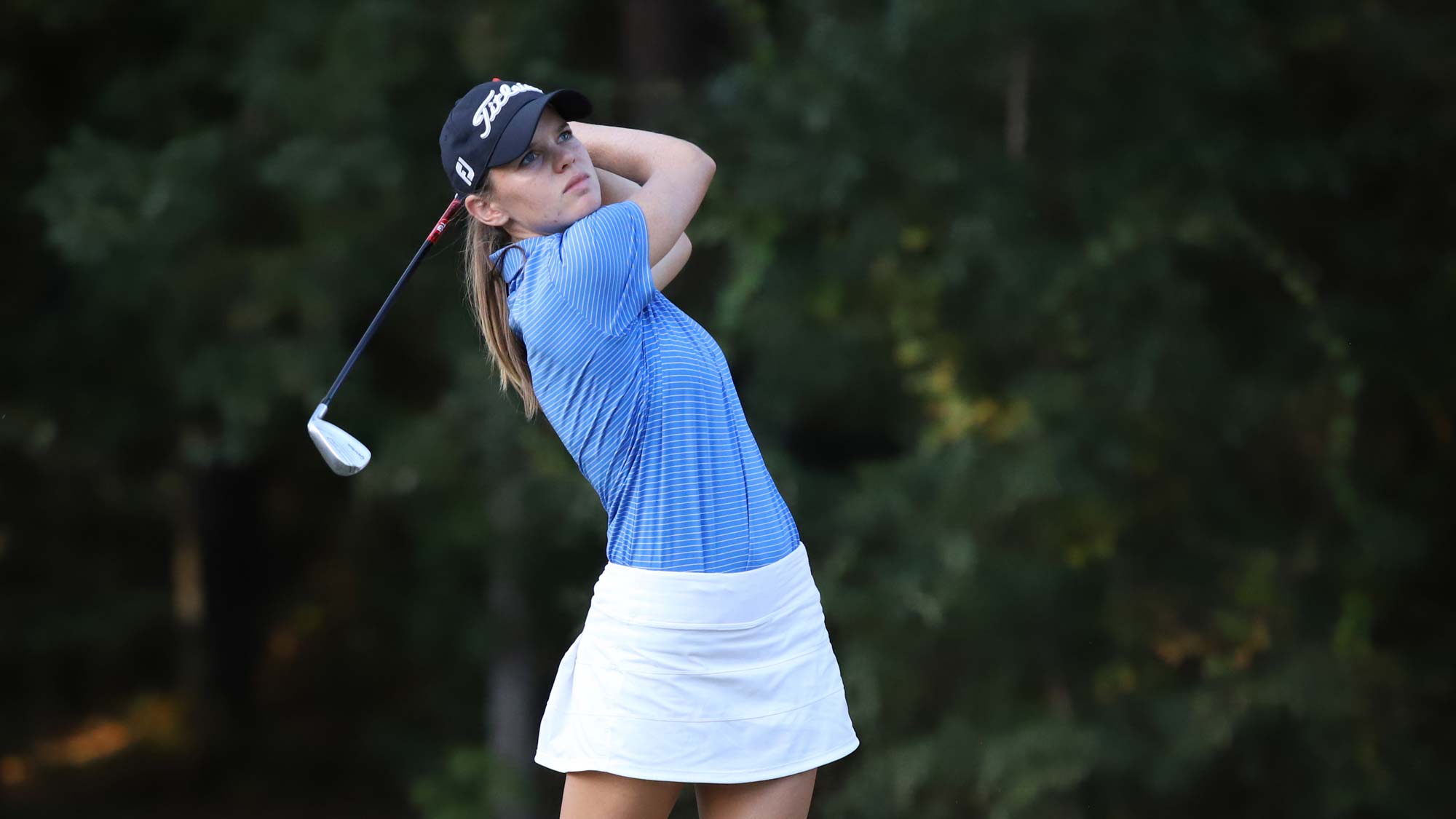 Sarah Schmelzel during the fifth round of the LPGA Q-Series