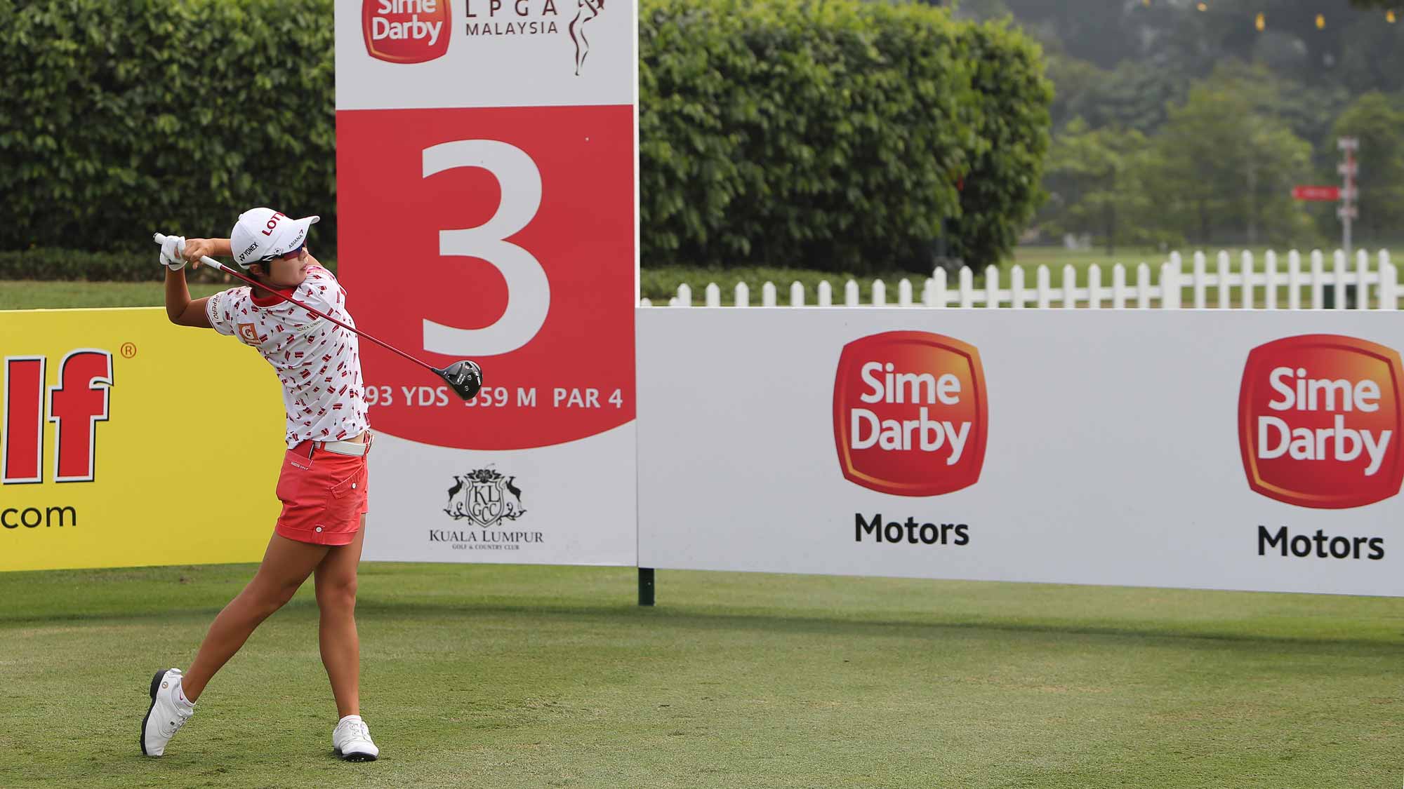 Hyo Joo Kim During her practice round at the 2015 Sime Darby LPGA Malaysia Event