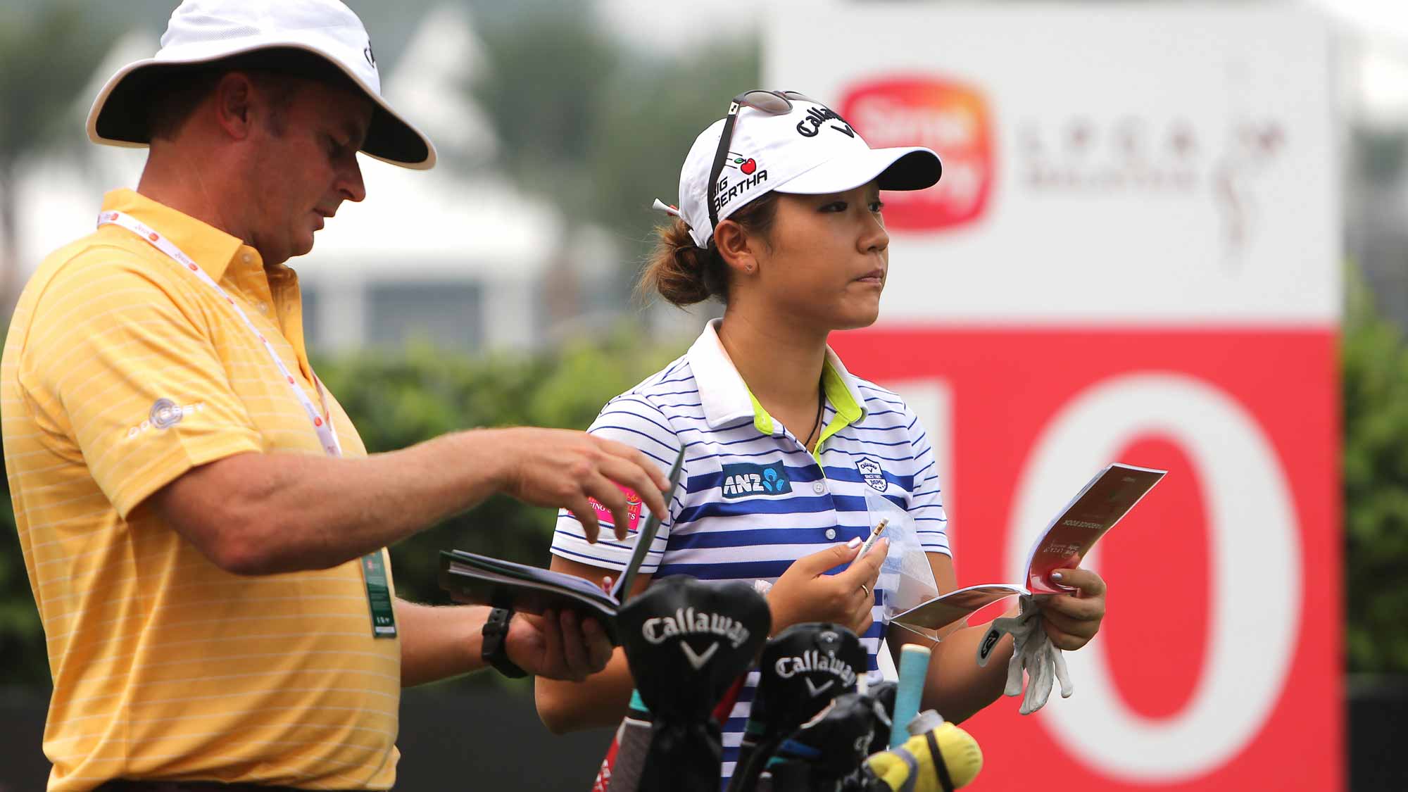 Lydia Ko during her practice round at the 2015 Sime Darby LPGA Malaysia
