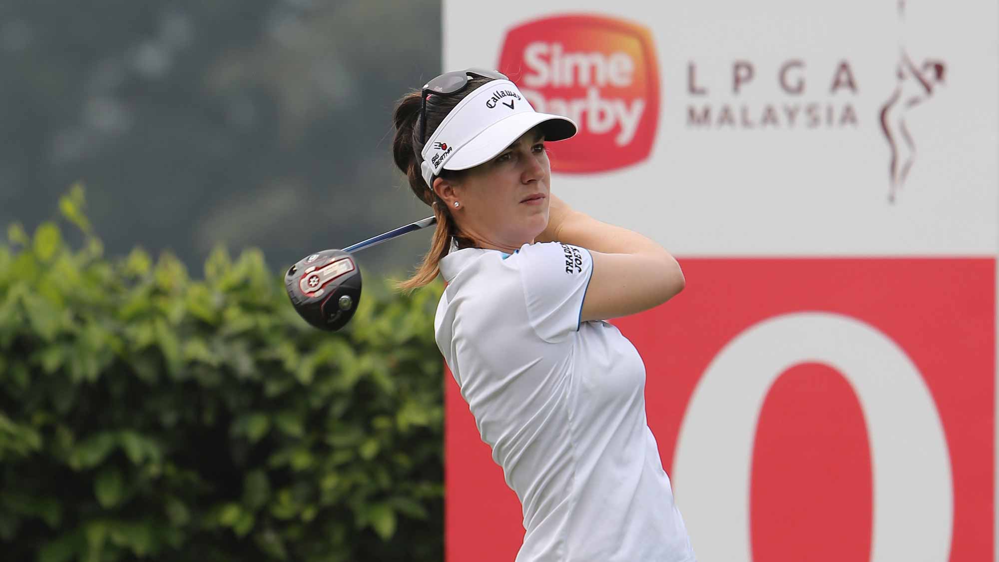 Sandra Gal during her practice round at the 2015 Sime Darby LPGA Malaysia