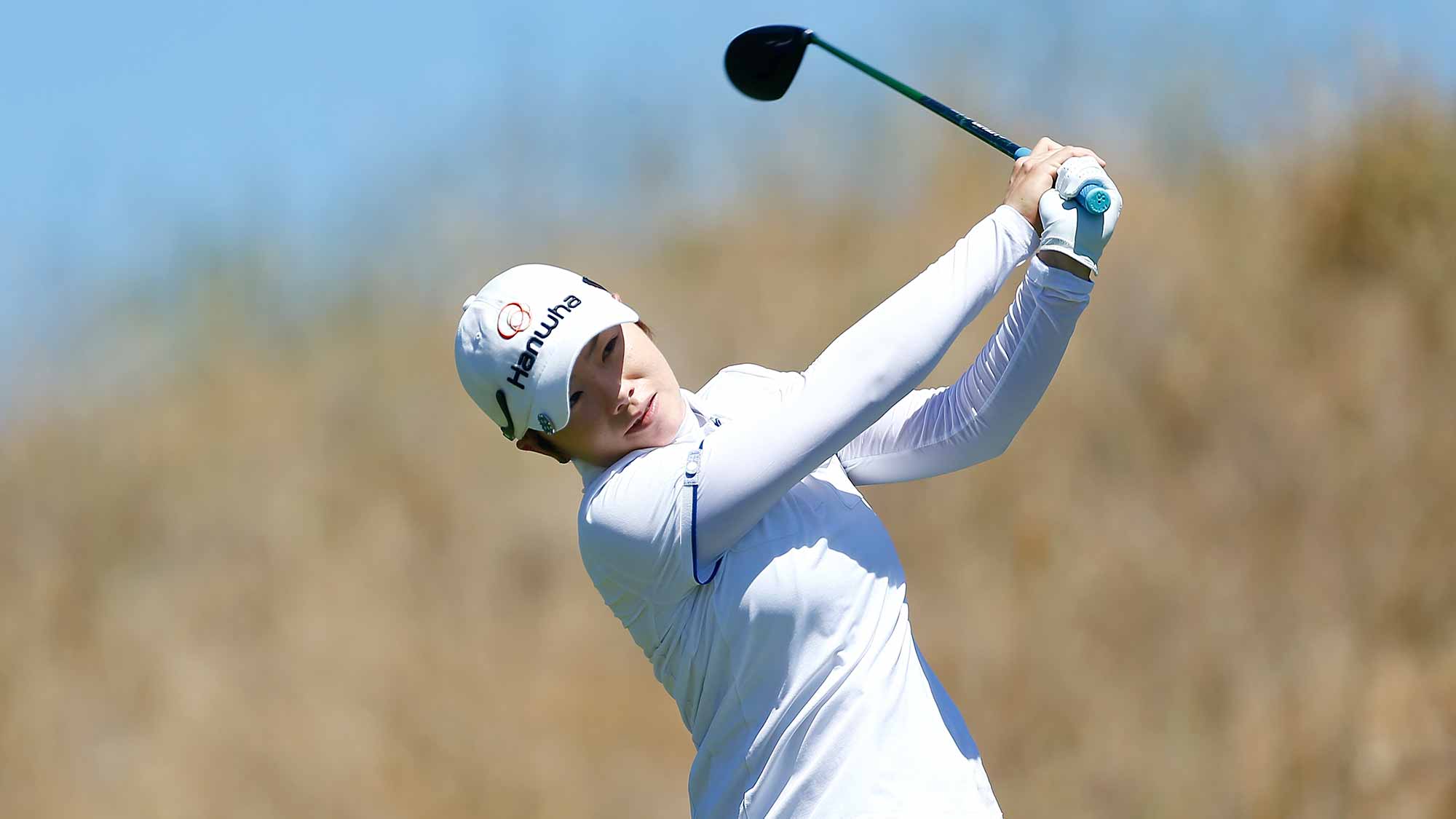Eun Hee Ji during the third round of the U.S. Women's Open at CordeValle Golf Club