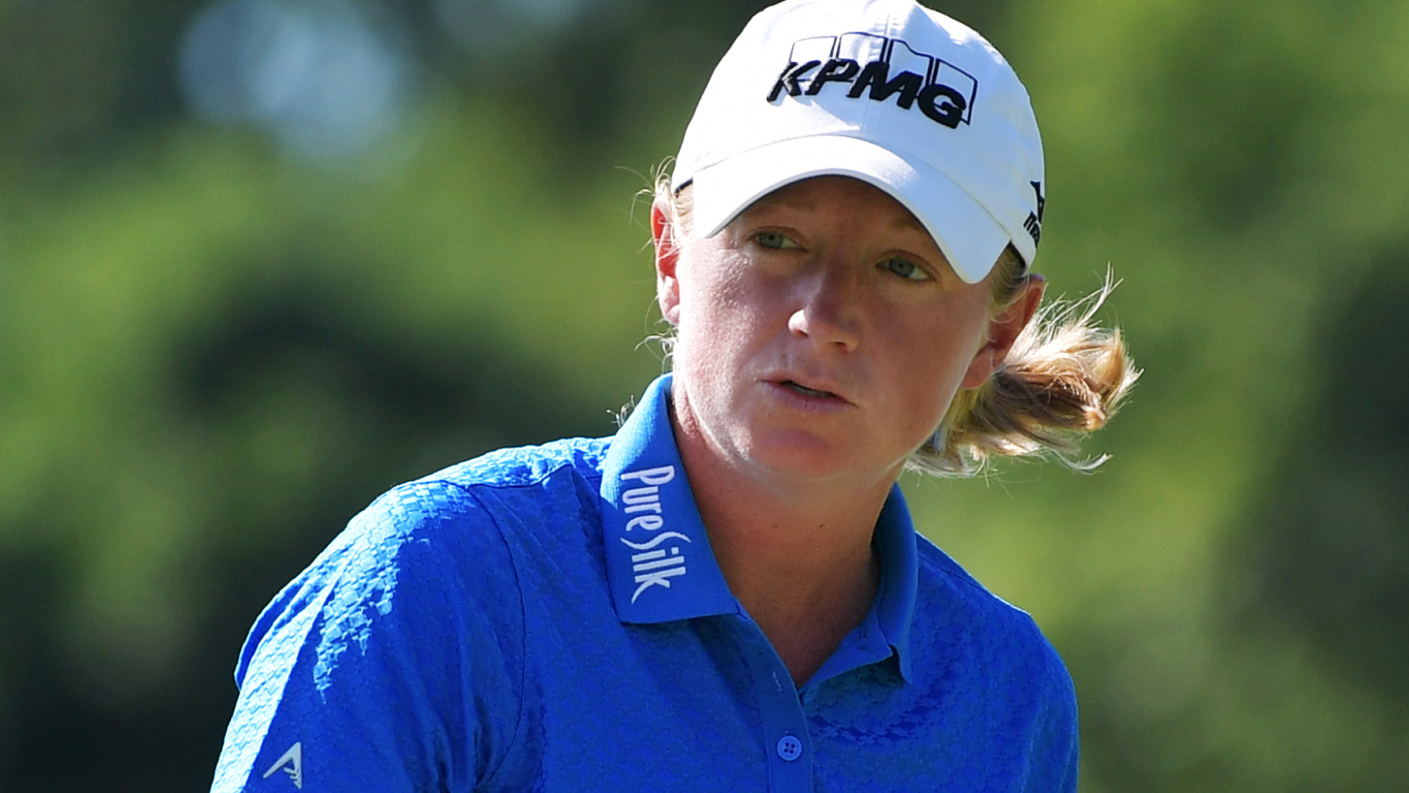 Stacy Lewis in Round One of the Walmart NW Arkansas Championship