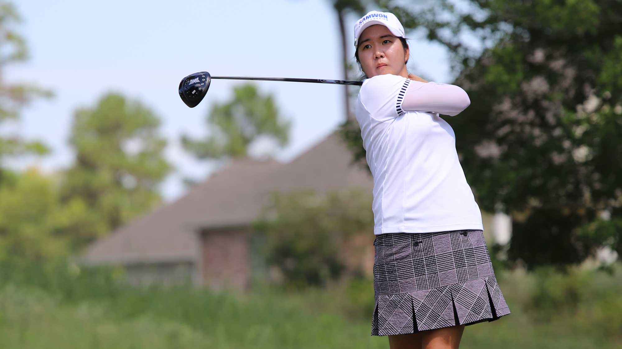 Hyemin Kim during the opening round of the Murphy El Dorado Shootout