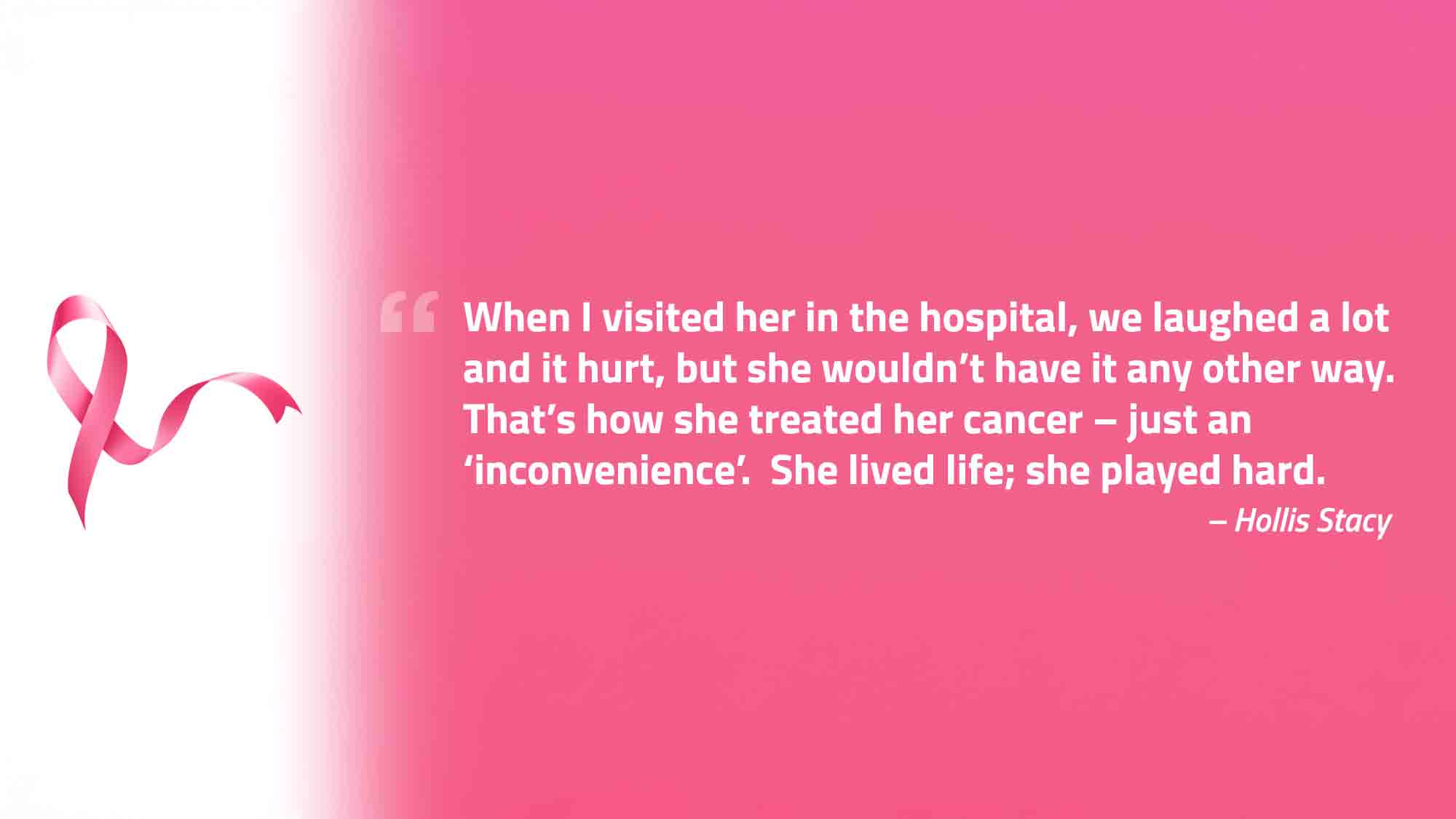 Hollis Stacy Quote