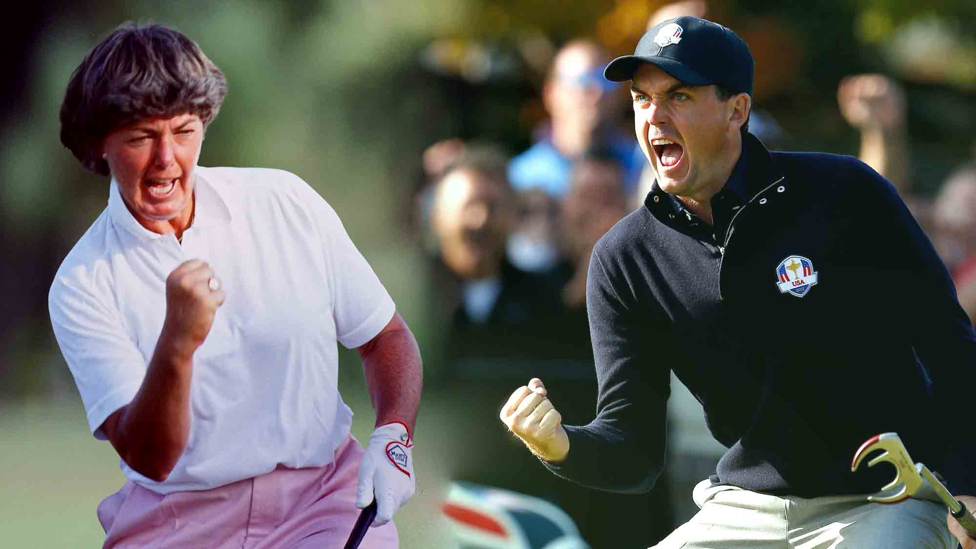Pat Bradley and Keegan Bradley Celebration