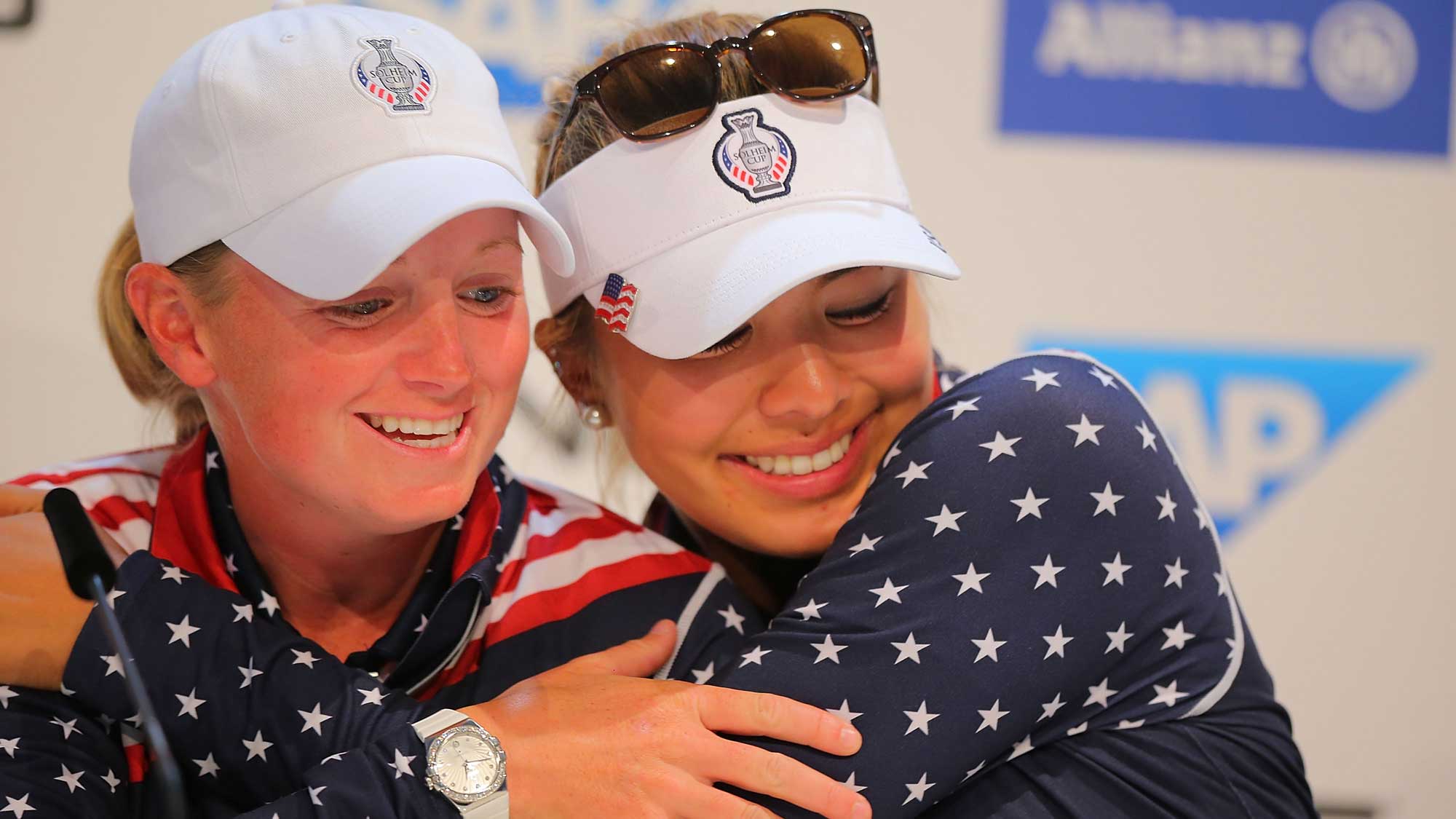 Stacy Lewis and Alison Lee