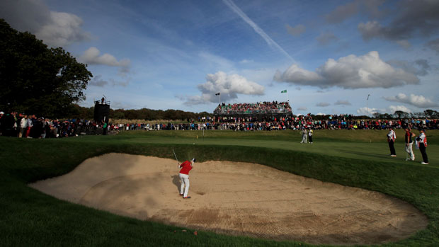 Brittany Lincicome at 2011 Solheim Cup