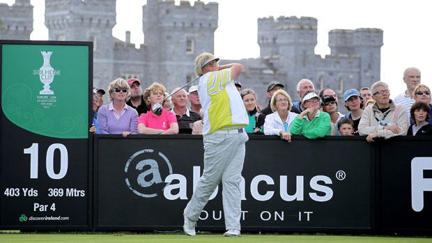 Laura Davies at 2011 Solheim Cup