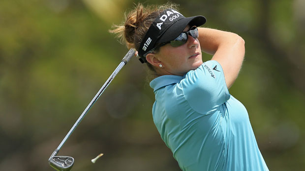 Brittany Lang during LPGA LOTTE Championship 