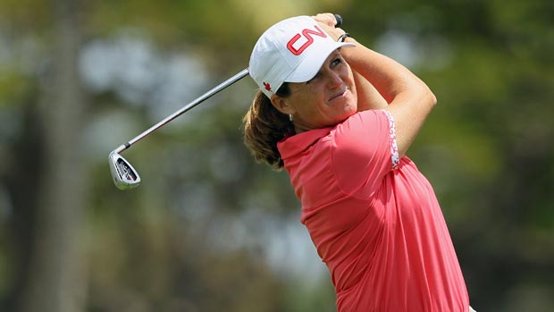 Lorie Kane during the first round of the 2012 LPGA LOTTE Championship Presented by J Golf