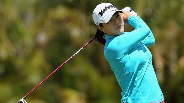 Meena Lee during the LPGA LOTTE Championship