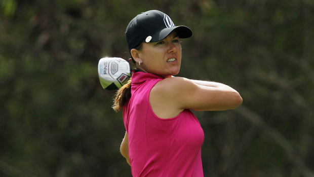 Sophie Gustafson during the LPGA LOTTE Championship