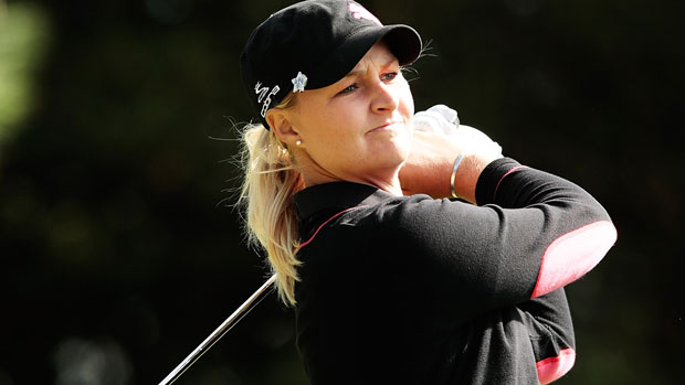 Anna Nordqvist during the first-round at the Mizuno Classic