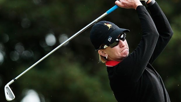 Karrie Webb during the first-round at the Mizuno Classic