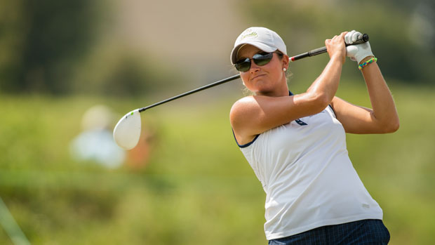 Dori Carter during the Third Round of the 2012 Navistar LPGA Classic