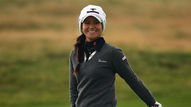 Ai Miyazato during the final day at the RICOH Women's British Open