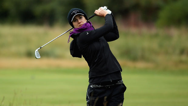 Sandra Gal during practice for the RICOH Women's British Open