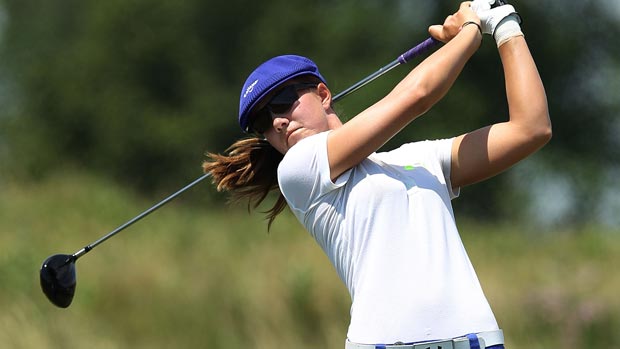 Vicky Hurst during the final round of the 2012 U.S. Women's Open