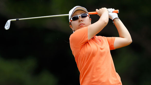 Mika Miyazato during the final round of the Walmart NW Arkansas Championship presented by P&G