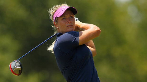 Suzann Pettersen during the second round of the Walmart NW Arkansas Championship Presented by P&G