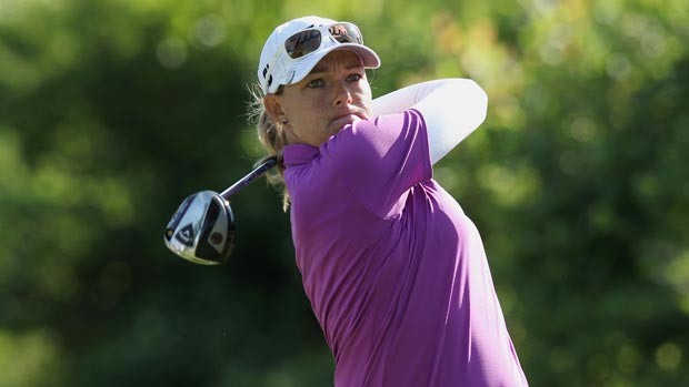 Katherine Hull during the first round of the 2012 Wegmans LPGA Championship