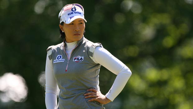 Se Ri Pak during the first round of the 2012 Wegmans LPGA Championship