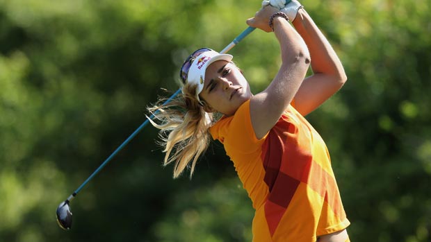 Lexi Thompson during the first round of the 2012 Wegmans LPGA Championship