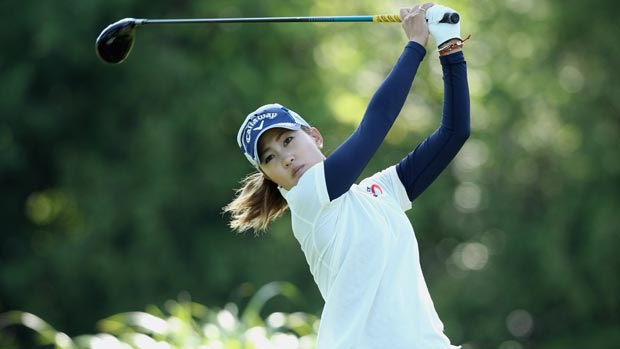 Momoko Ueda during the first round of the 2012 Wegmans LPGA Championship