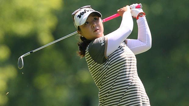 Jeong Jang during the second round of the 2012 Wegmans LPGA Championship